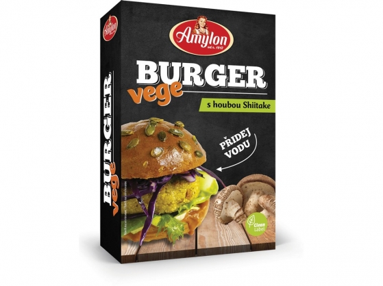 Vege Burger s houbami Shiitake Amylon 125g