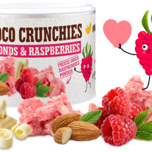 Mixit s.r.o. Mixit Crunchies - Malinové čokohrudky s mandlemi 140 g