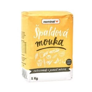 Nominal Špaldová mouka celozrnná, jemně mletá 1kg