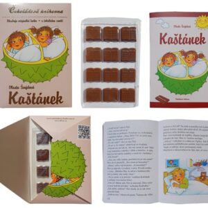 ČOKOLÁDOVNY FIKAR Čokoládová knihovna 60g - Kaštánek