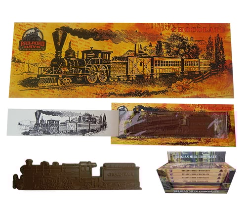 ČOKOLÁDOVNY FIKAR Fikar mléčná čokoláda - Kouřící vlak 100g