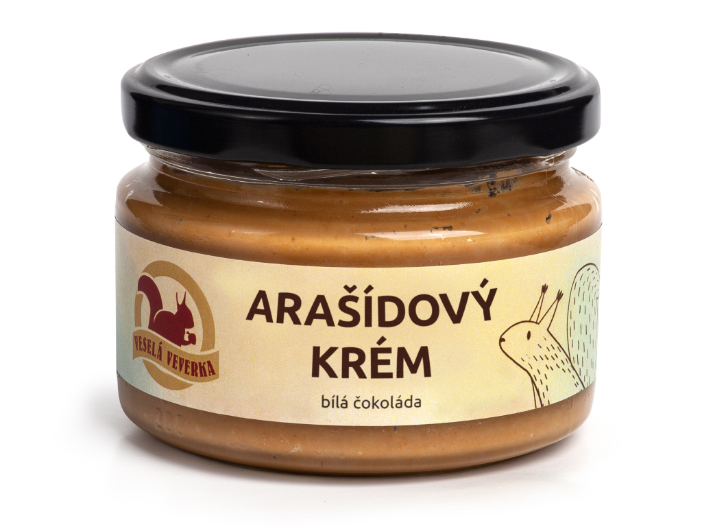 Arašídové máslo bílá čokoláda 220 g