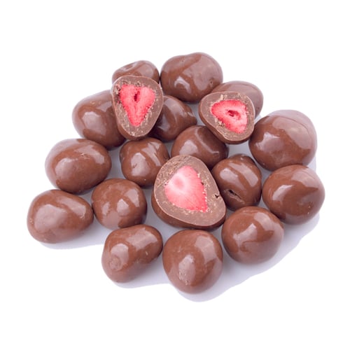 Lyofilizované jahody v mléčné čokoládě 200 g