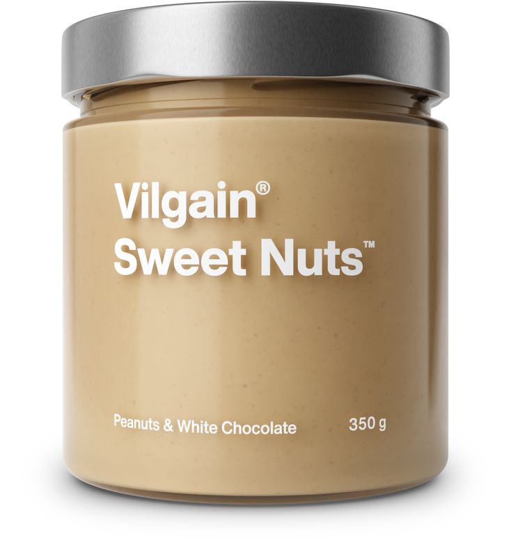 Vilgain Sweet Nuts Arašídy s bílou čokoládou 350 g