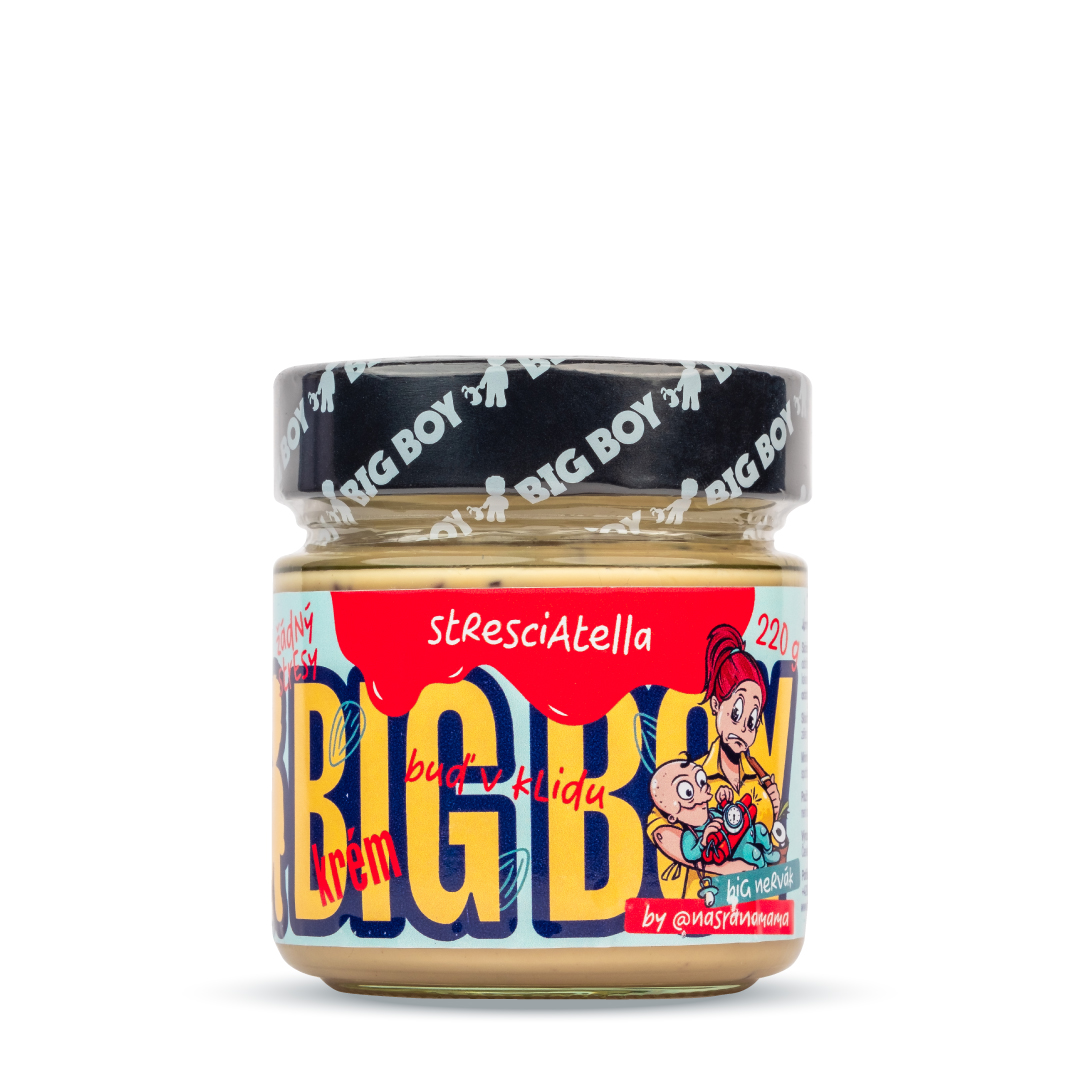 Stresciatella - Mandlový krém s kousky kakaových bobů 220g