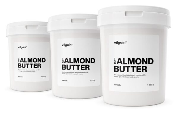 Vilgain Mandlové máslo –  3× jemné mandle 1 000 g