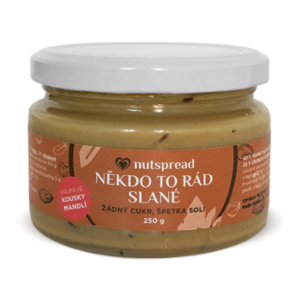 Nutspread Arašídové máslo s kešu, mandlemi a solí 250 g