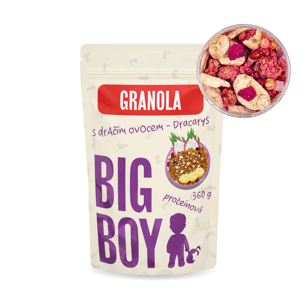 Proteinová granola s dračím ovocem 360g Eko varianta