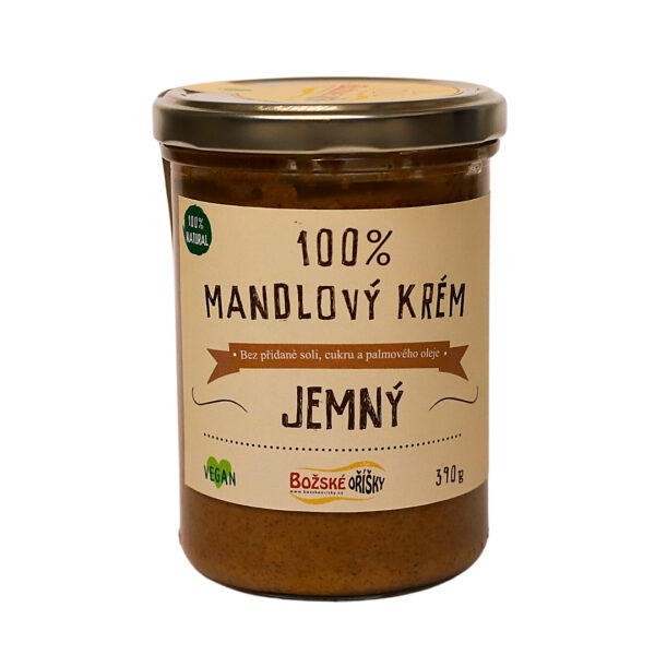 100% Mandlový krém - jemný 390 g