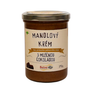 Mandlový krém s mléčnou čokoládou 390g