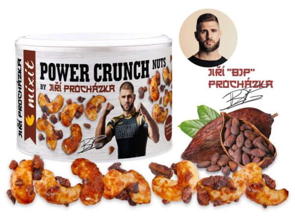 MIXIT Oříšky z pece samuraje Jirky BJP Procházky - Power crunch 140 g DMT 06/25