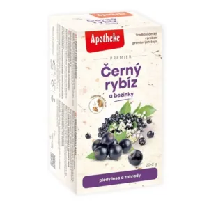 Apotheke Čaj Černý rybíz a bezinky 20 sáčků