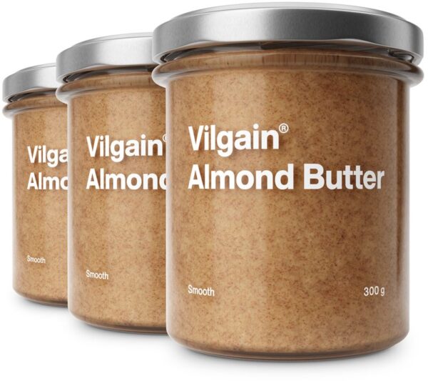 Vilgain Mandlové máslo BIO –  3× jemné mandle