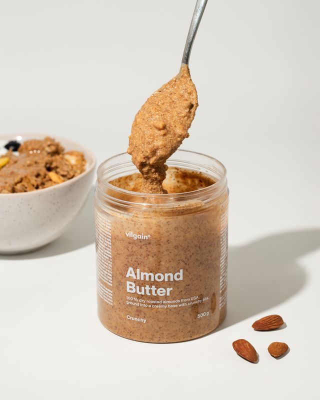 Vilgain Mandlové máslo – křupavé mandle 500 g - Obrázek 3