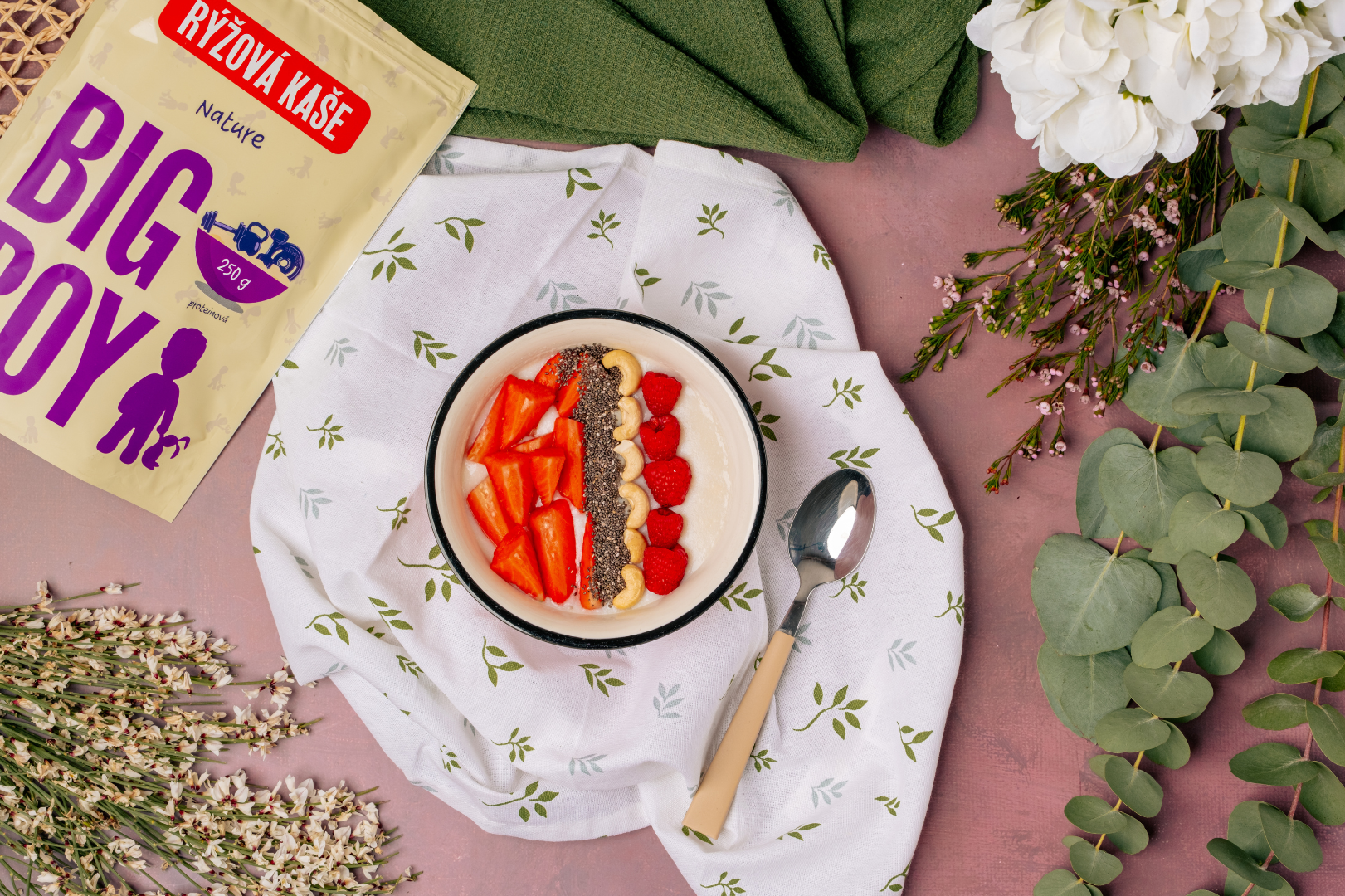 Rýžová proteinová kaše Nature 250g - Obrázek 2