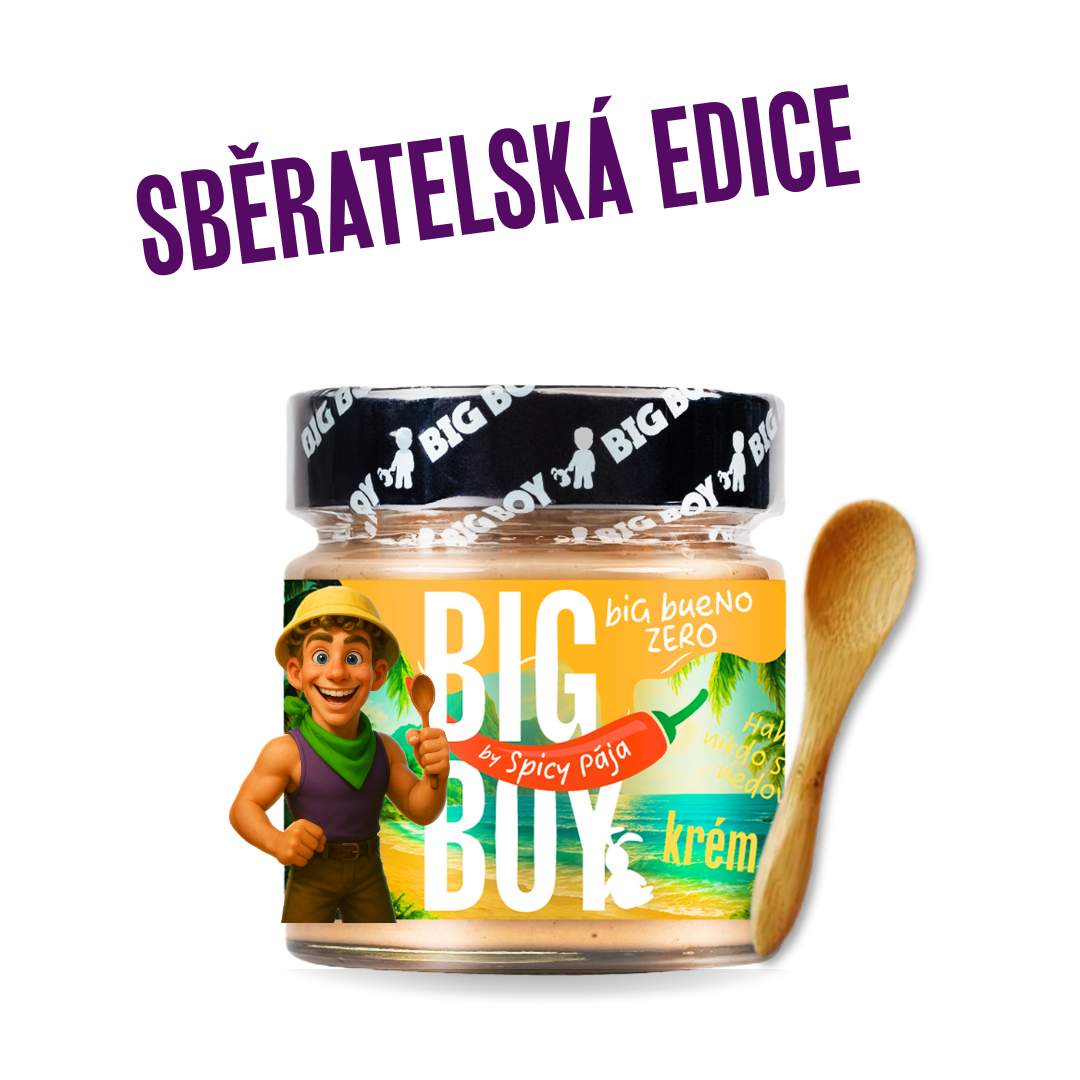 Spicy Pája - Jemný lískový krém s březovým cukrem 220g