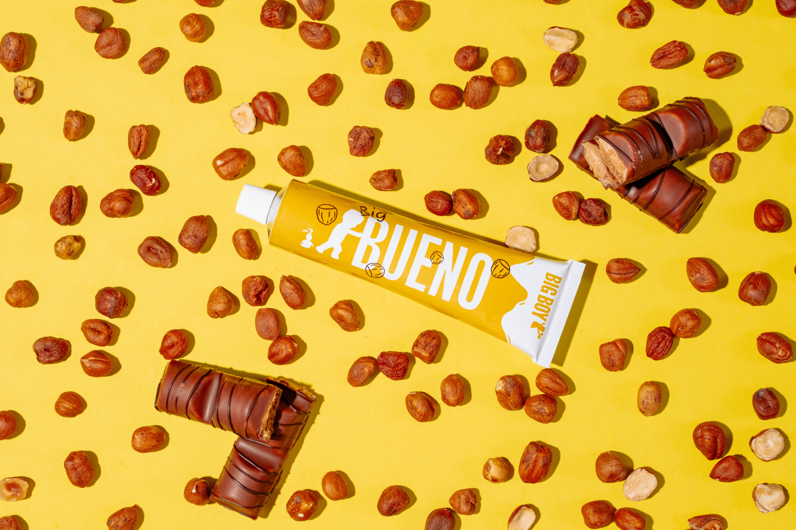 Tuba BIG Bueno - Jemný sladký lískooříškový krém 75g - Obrázek 2