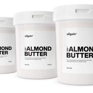 Vilgain Mandlové máslo blanšírované – 3× jemné mandle 1 000 g