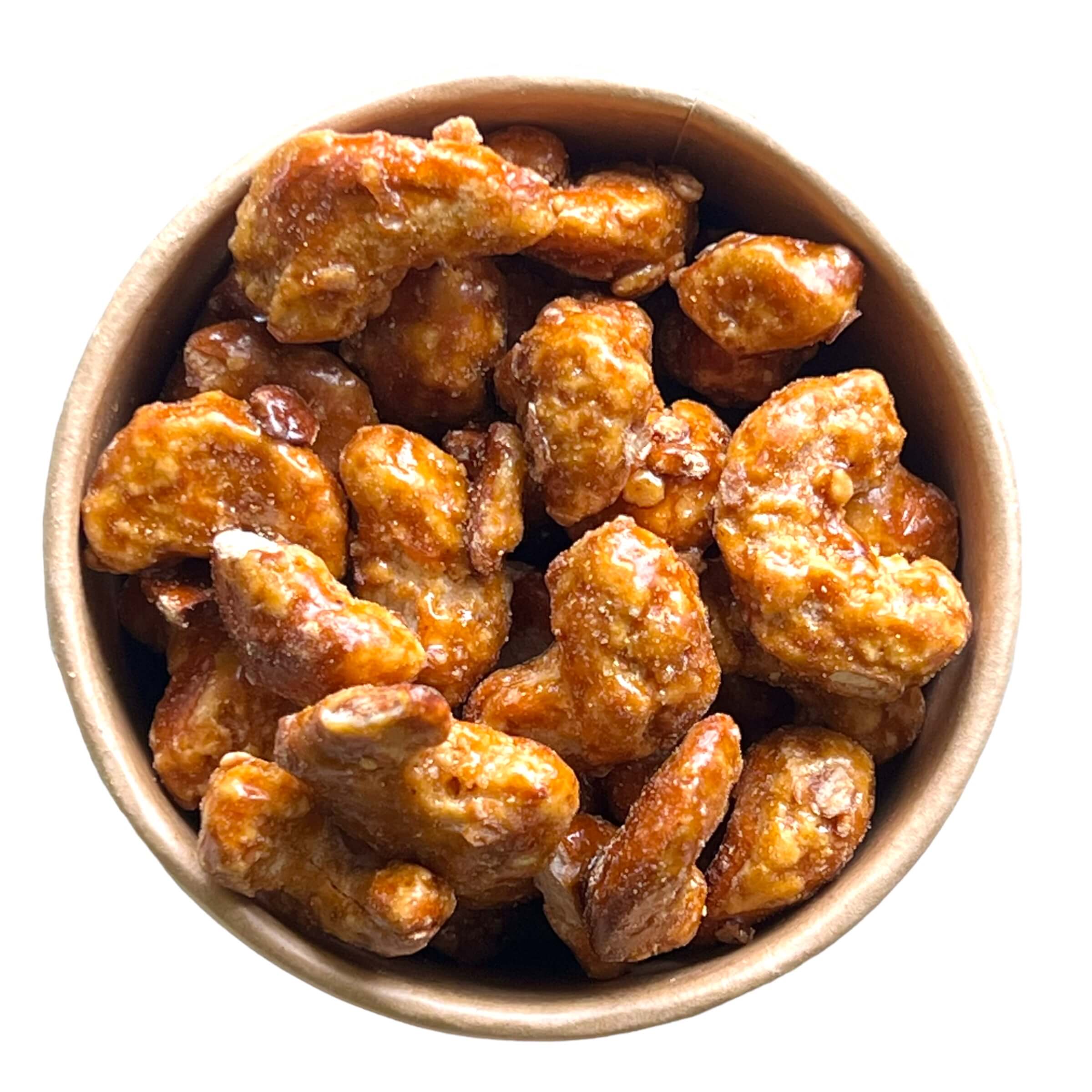 Kešu karamelizované s příchutí banánu a čokolády Množství:: 3 Kg