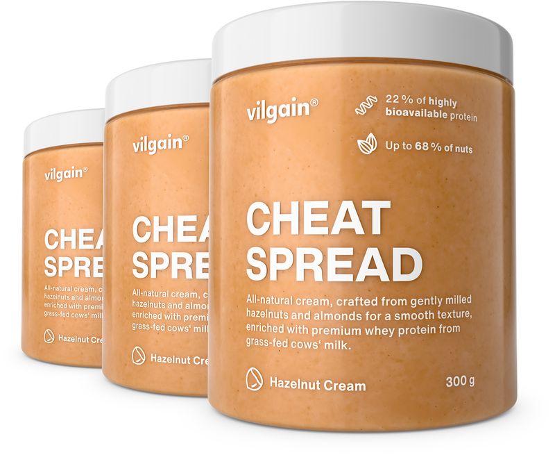 Cheat Spread – 3× Lískooříškový krém 300 g