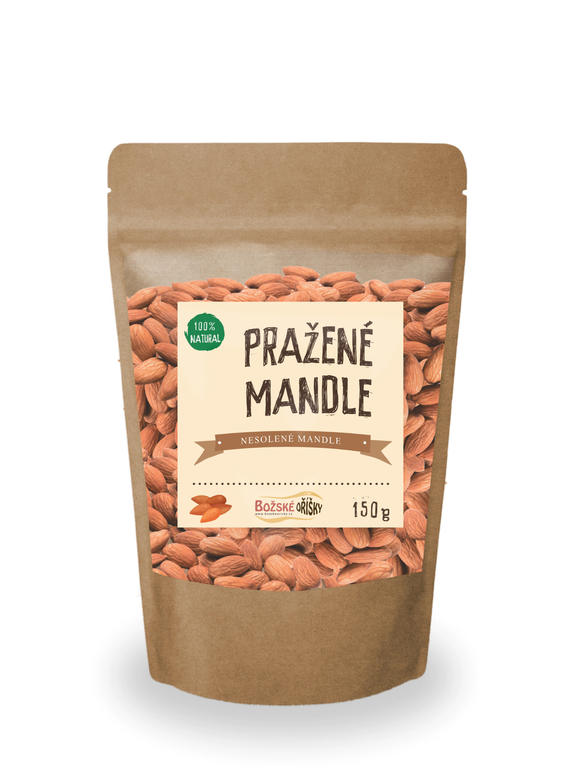 Pražené mandle 150 g