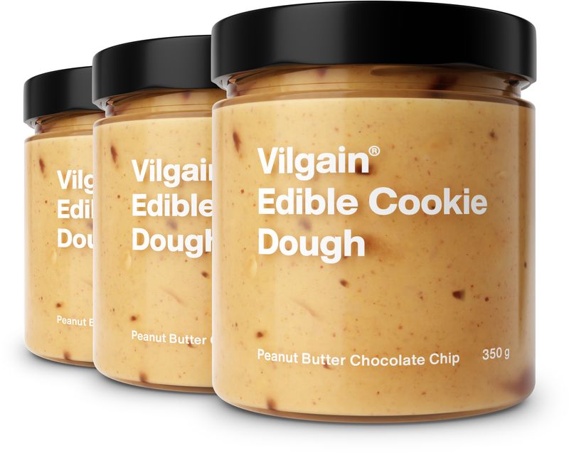 Edible Cookie Dough – 3× arašídové máslo a čokopecičky 350 g