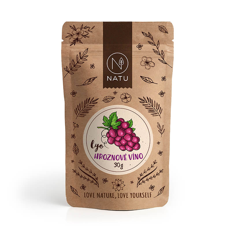 Lyofilizované hroznové víno plátky 30g - Obrázek 3