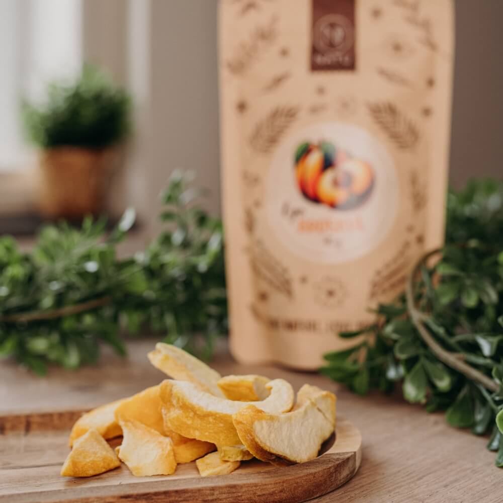 Lyofilizované broskve plátky 3x40g - Obrázek 3