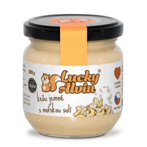 Kešu jemné s mořskou solí : 200 g