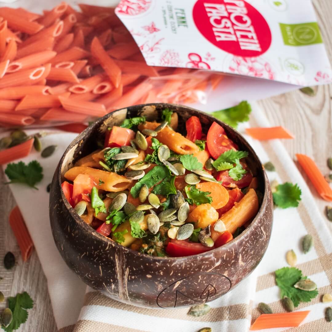 Protein Pasta Penne z červené čočky BIO 250 g - Obrázek 3