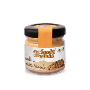 Mandle + mléčná čokoláda : 40 g