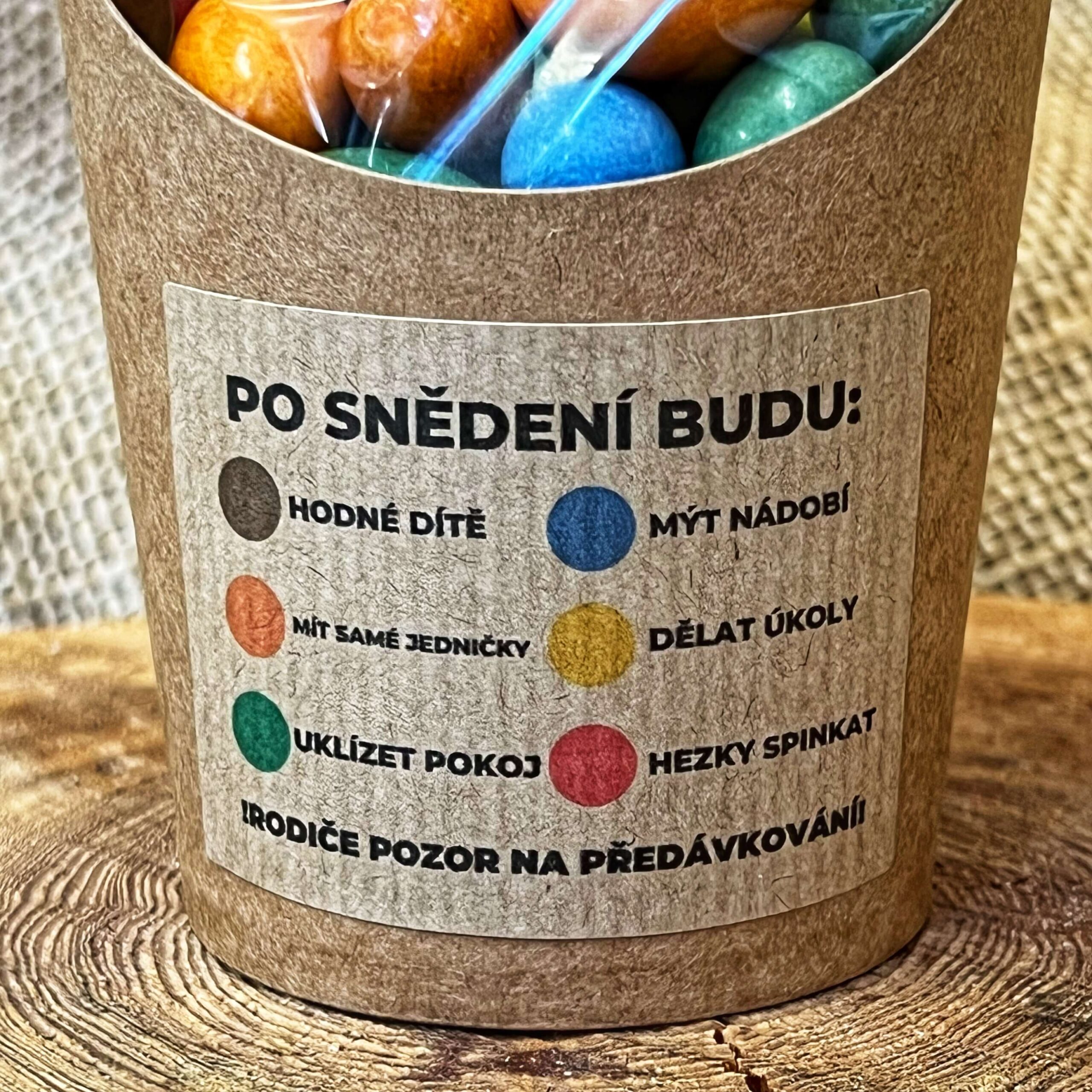 Arašídy v čokoládě v celofánku a kelímku - ZÁZRAČNÉ PILULKY 180g - Obrázek 2