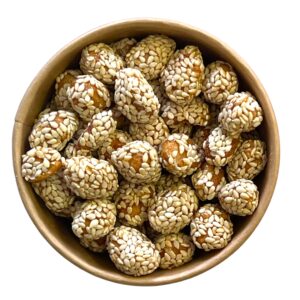 Arašídy karamelizované se sezamem Množství:: 5 Kg