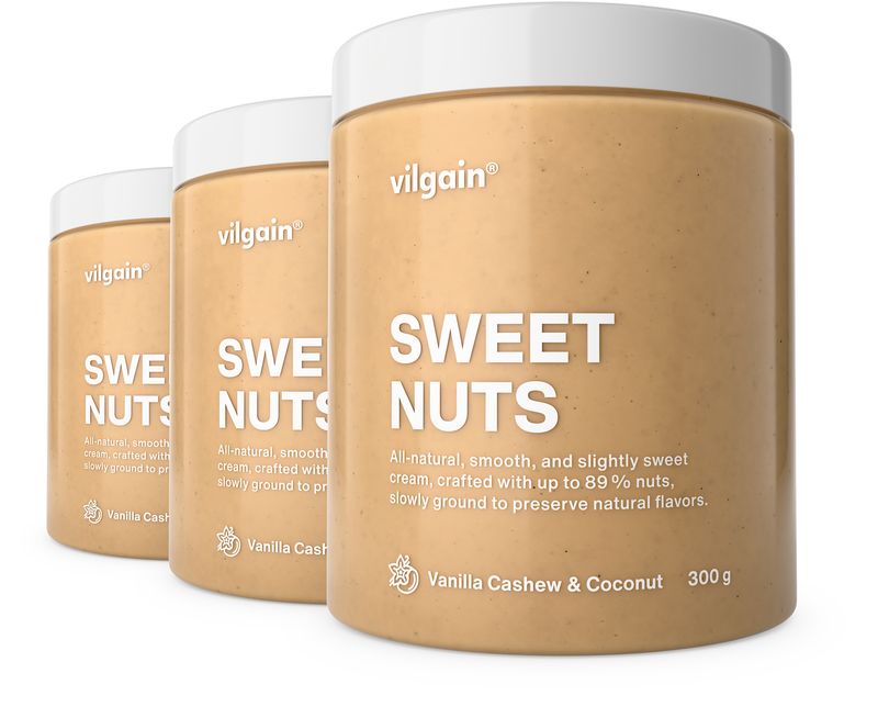 Sweet Nuts – 3× Kešu a kokos s vanilkou 300 g