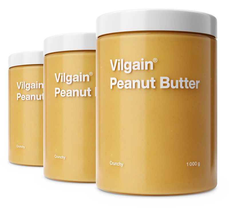 Arašídové máslo BIO – 3× křupavé arašídy 1 000 g