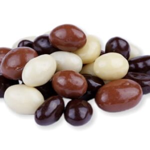 Arašídy MIX polev (hořká, mléčná, bílá čoko)