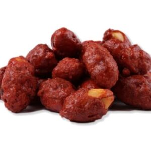 Arašídy v cukru červené