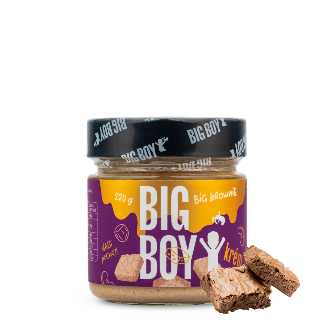 Big Brownie - Lískový krém s kešu a bílou čokoládou 220g