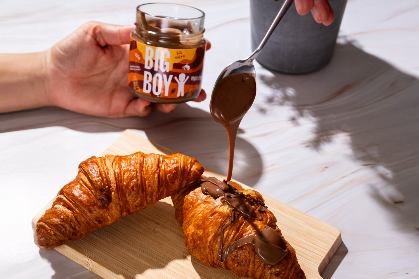 Big Nutka - Arašídový krém s kakaem 220g - Obrázek 2