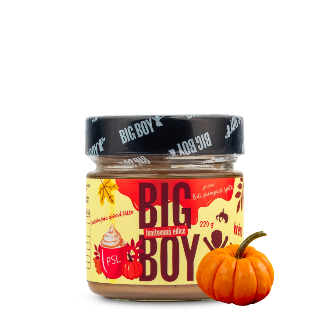 BIG Pumpkin spice - Arašídový krém s příchutí dýňového koření 220g