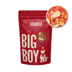 Proteinová granola s bílou čokoládou a ovocem 360g