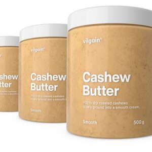 100% Kešu máslo – 3× jemné kešu oříšky 500 g