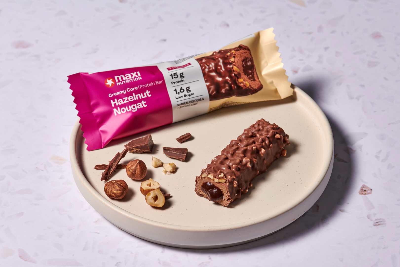 Creamy Core Protein Bar hazelnut nougat 45g - Obrázek 2