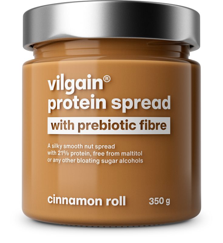 Proteinový krém s prebiotickou vlákninou – skořicová rolka 350 g