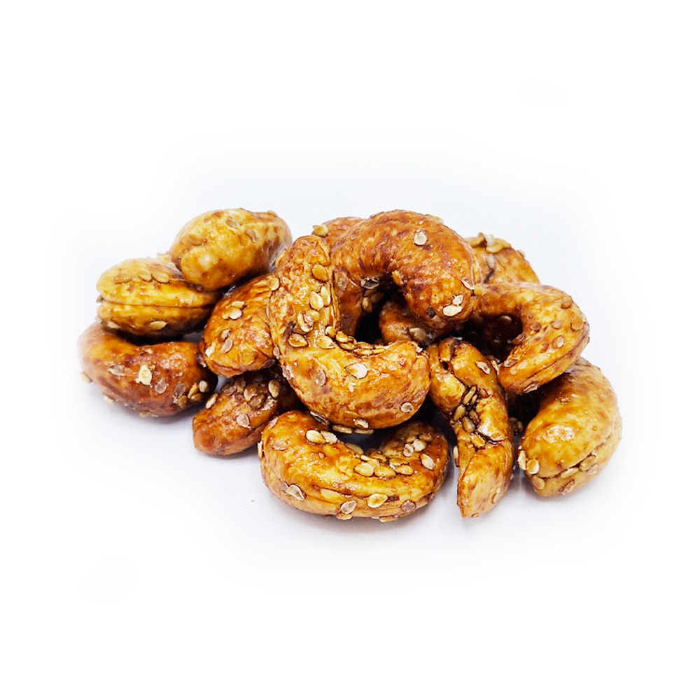 Kešu ořechy s tamari a sezamem BIO 140g - Obrázek 3