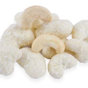 Kešu v bílé čokoládě s kokosem