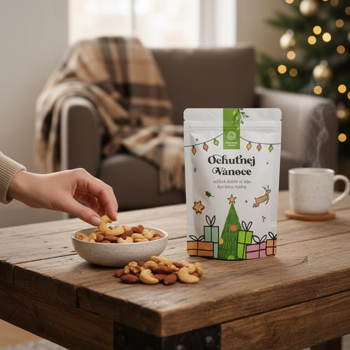 Ochutnej Vánoce - uzený mix mandlí a kešu - Obrázek 2