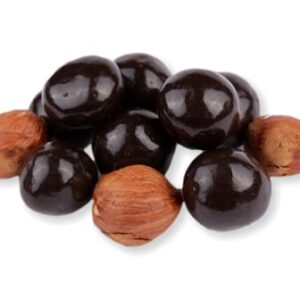 Lískové ořechy v karobu