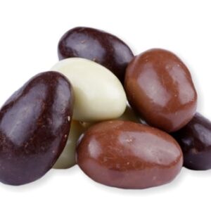 Mandle MIX polev (hořká, mléčná, bílá čoko)