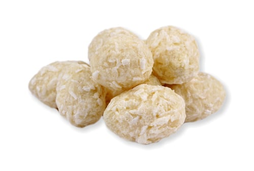 Mandle v bílé čokoládě obalené kokosem 250 g